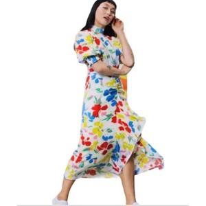 Rixo Target Limited Edition Colorful Floral Ruffle Dress - Size 20W/22W
